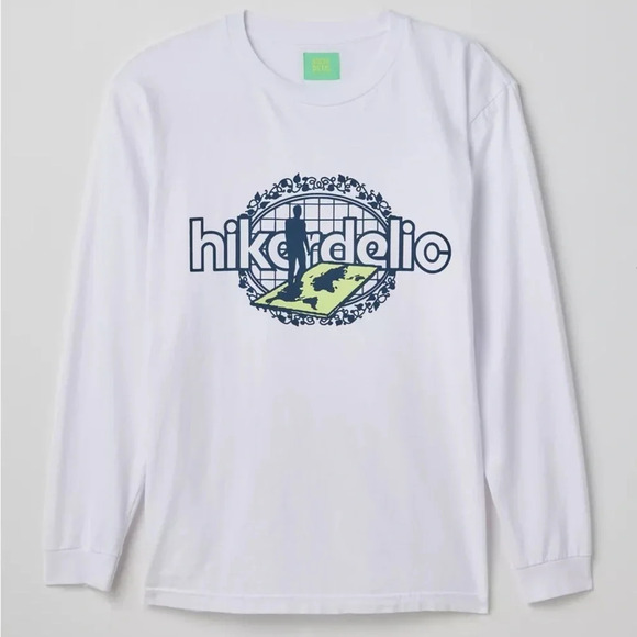 Hikerdelic Other - Hikerdelic Global Long Sleeve Tee, White, L, NWT